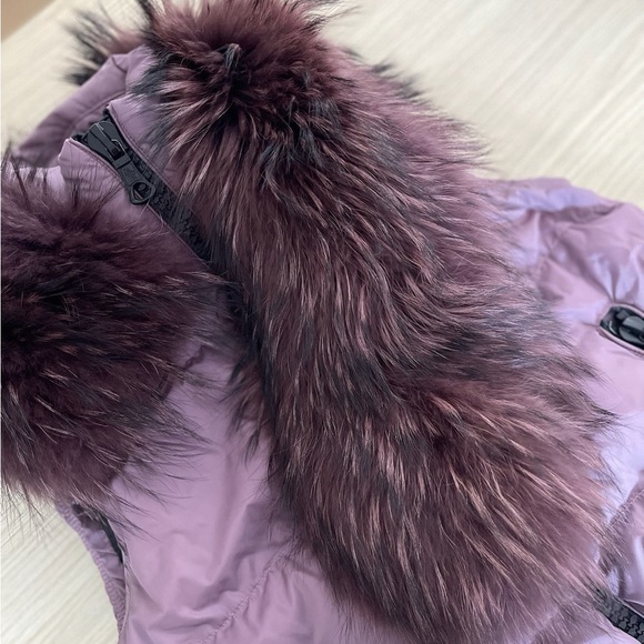 🚩steal authentic Moncler Black and Purple Quilted Outerwear - Picture 6 of 8
